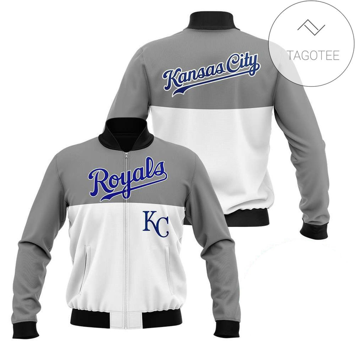 Kansas City Royals Bomber Jacket | MLB Team Jacket for Men & Women | Baseball Fan Gift