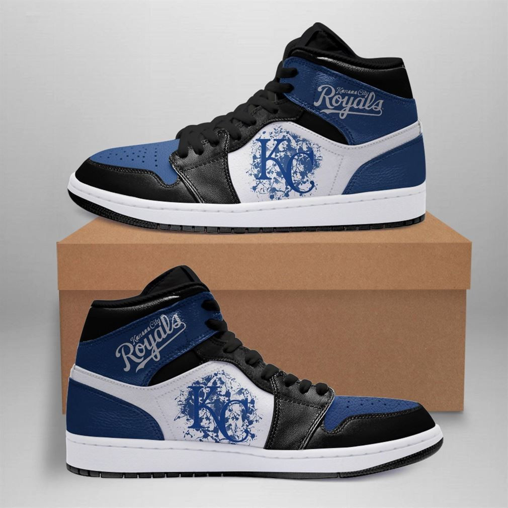 Kansas City Royals Mlb Basketball V3 Shoes Sport Air Jd Sneakers