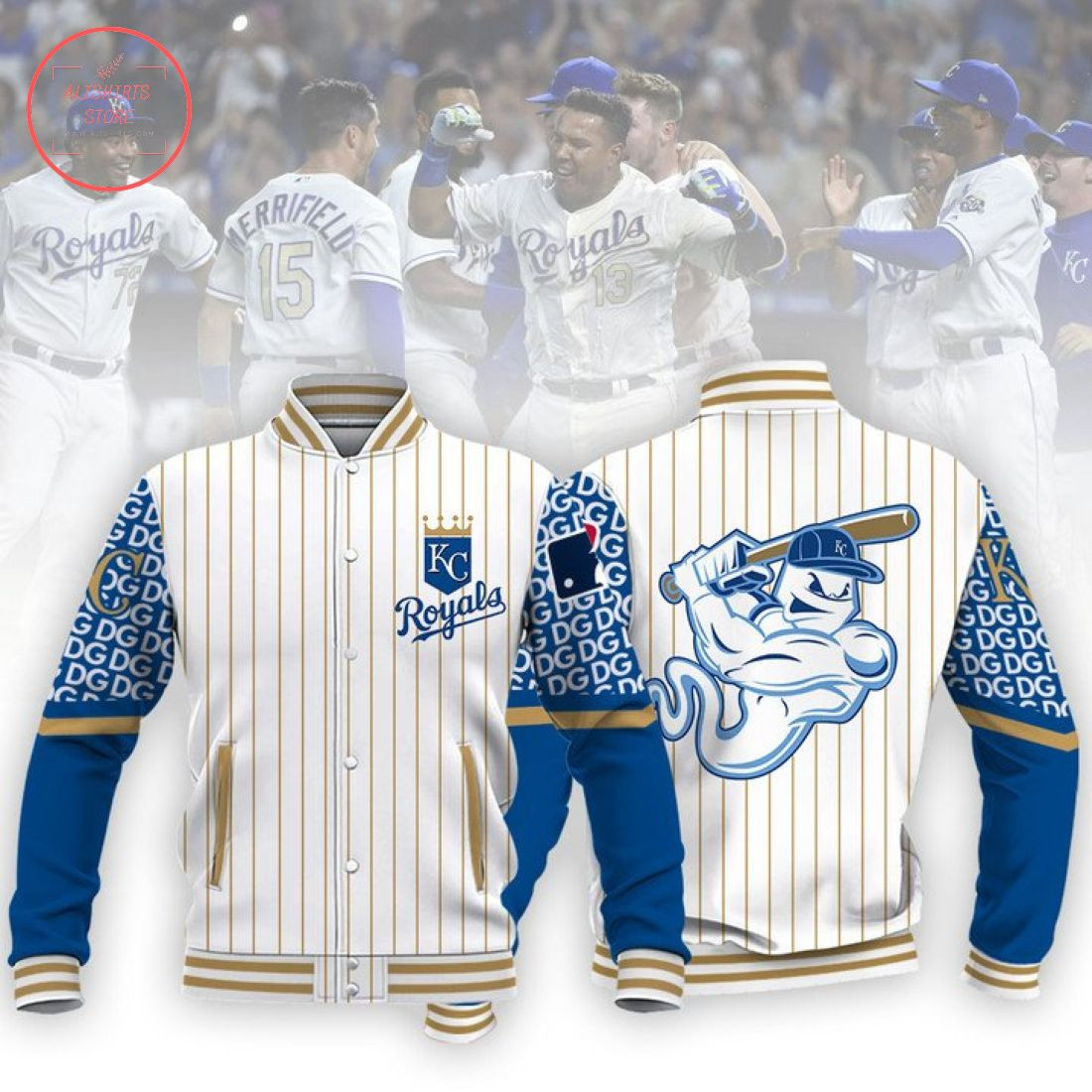 Kansas City Royals Varsity Baseball Jacket for Men & Women | MLB Team Fan Gift
