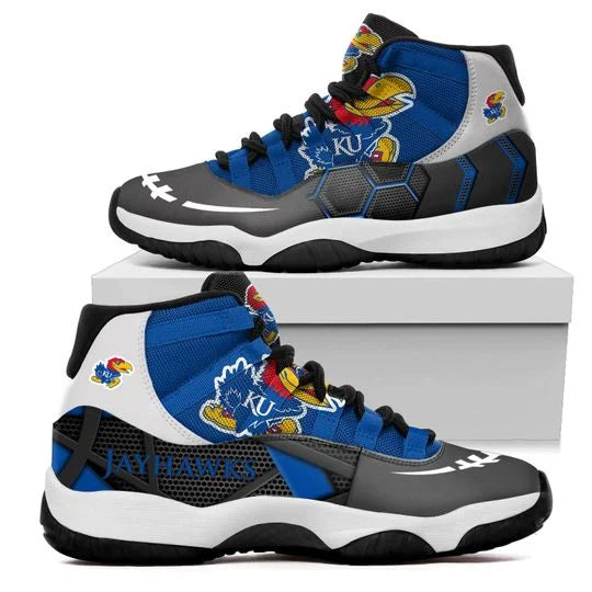 Kansas Jayhawks JD13 Sneakers Shoes for Men & Women | Custom Fan Gift
