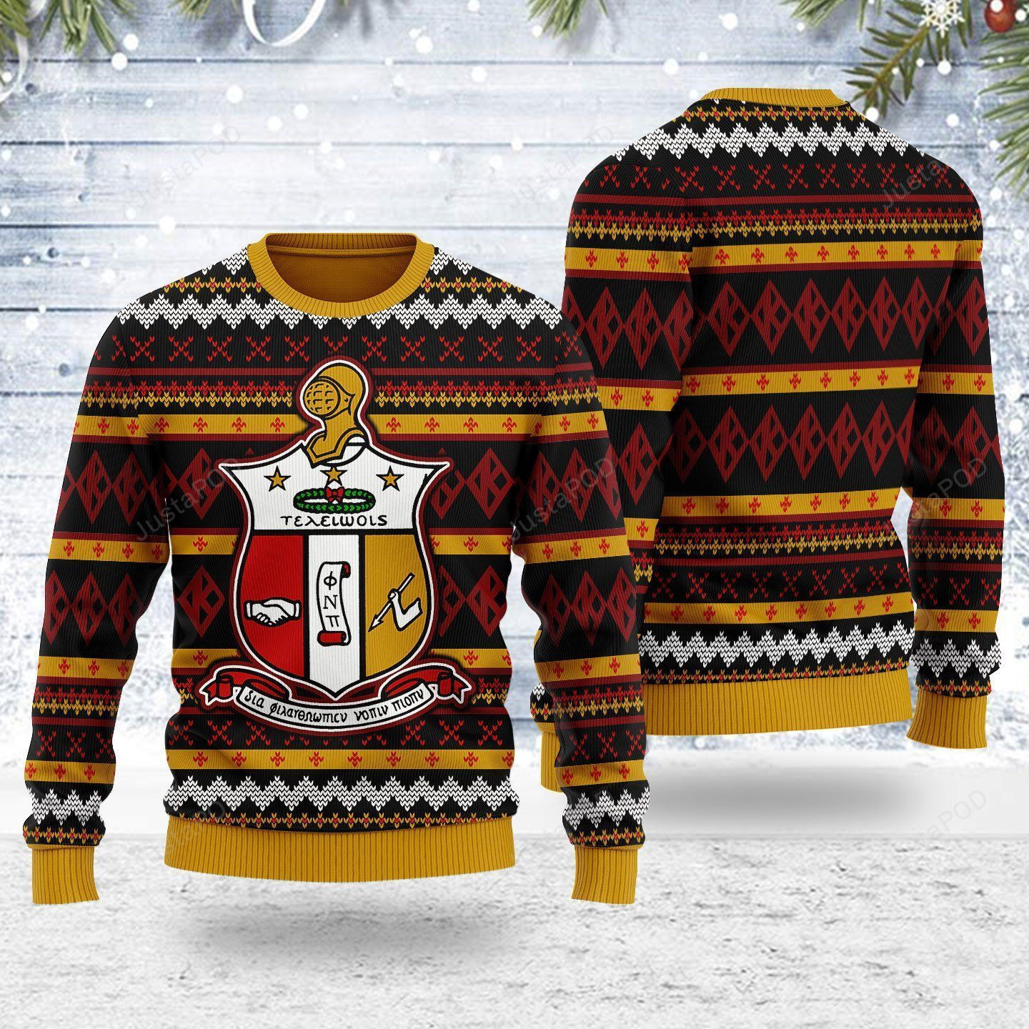 Kappa Alpha Psi Ugly Christmas Sweater Perfect Holiday Gift