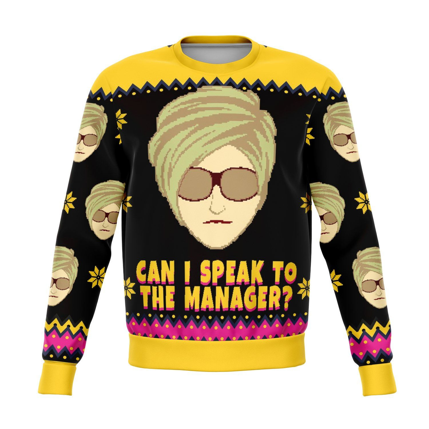 Karen Talks To Manager Ugly Christmas Sweater,