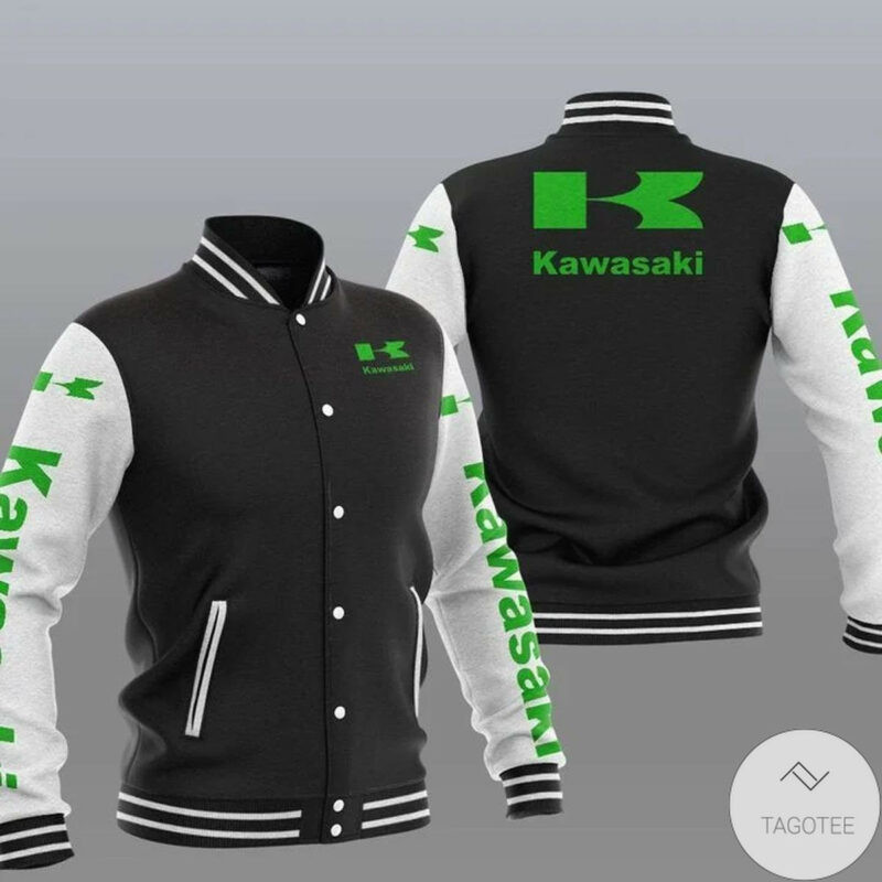 Kawasaki Varsity Baseball Jacket for Men & Women | Vehicle Brand Fan Gift