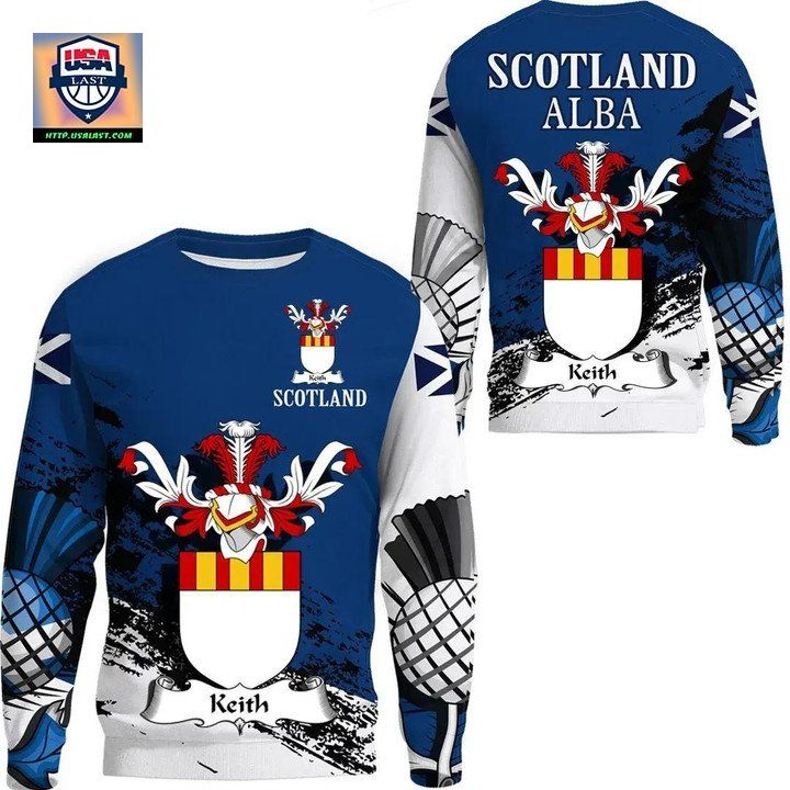 Keith Scottish Family Crest Scotland Special Sweater 