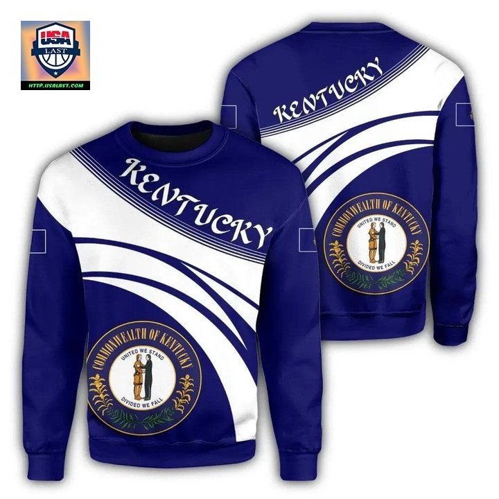 Kentucky Coat Of Arms Sweater Cricket Style J5W