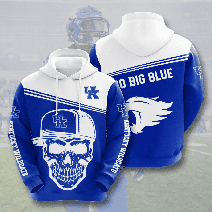 Kentucky Wildcats 3D All Over Print Hoodie & Zip Hoodie