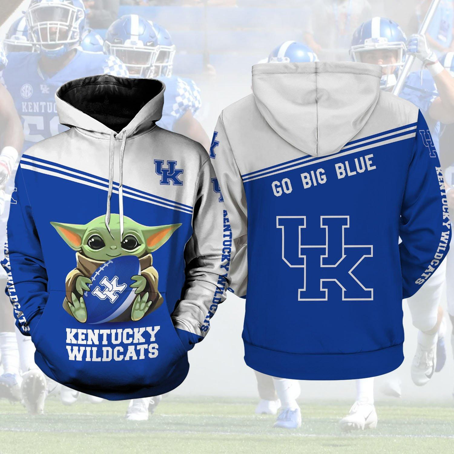 Kentucky Wildcats 3D All Over Print Hoodie & Zip Hoodie