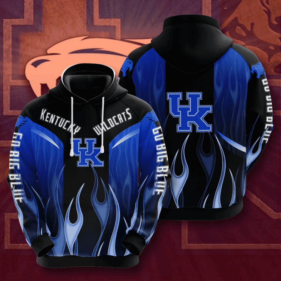 Kentucky Wildcats 3D All Over Print Hoodie & Zip Hoodie