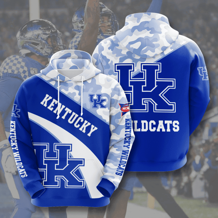 Kentucky Wildcats 3D All Over Print Hoodie & Zip Hoodie