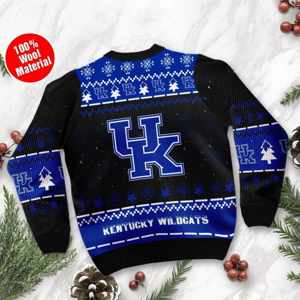 Kentucky Wildcats Snoopy Dabbing Ugly Christmas Sweater, Perfect Holiday Gift - Image 3