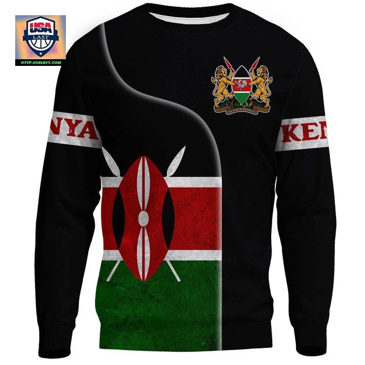 Kenya Flag Coat Of Arms Sweater A31