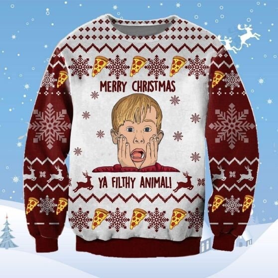 Kevin Home Alone Ugly Christmas Sweater