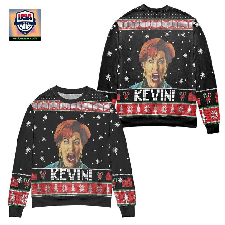 Kevin Meme Home Alone Snowflake Christmas Pattern Ugly Christmas Sweater