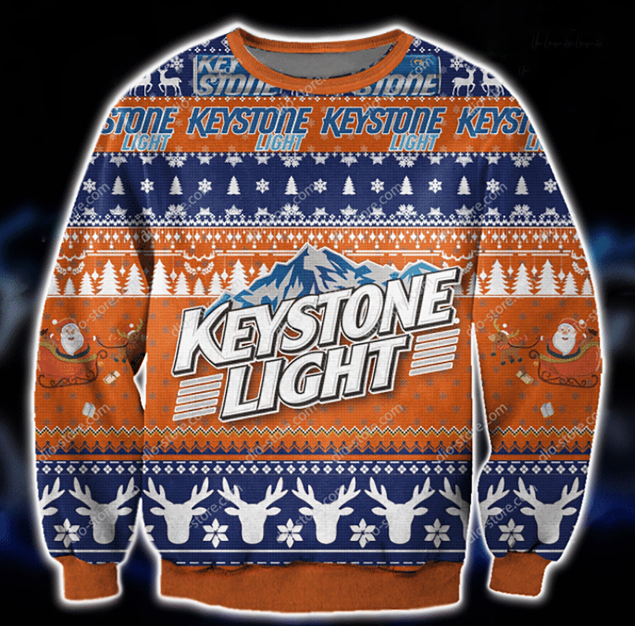 Keystone Light Ugly Christmas Sweater
