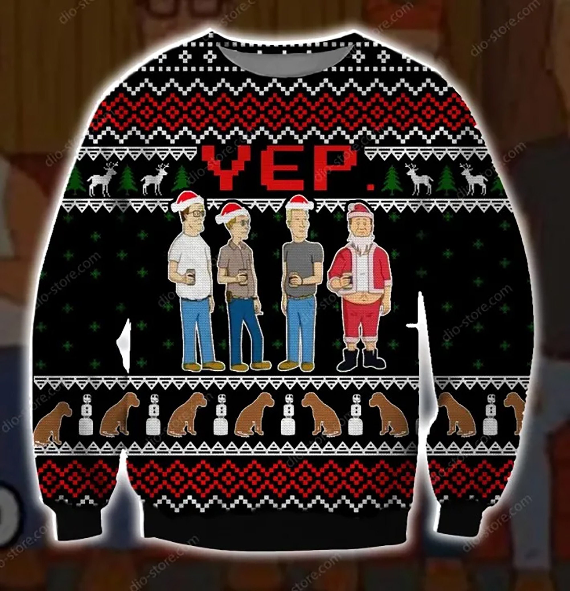 King of the Hill Film Christma Ugly Christmas Sweater