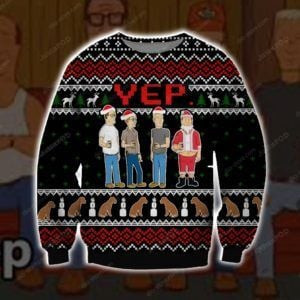 King Of The Hill Ugly Christmas Sweater, Perfect Holiday Gift