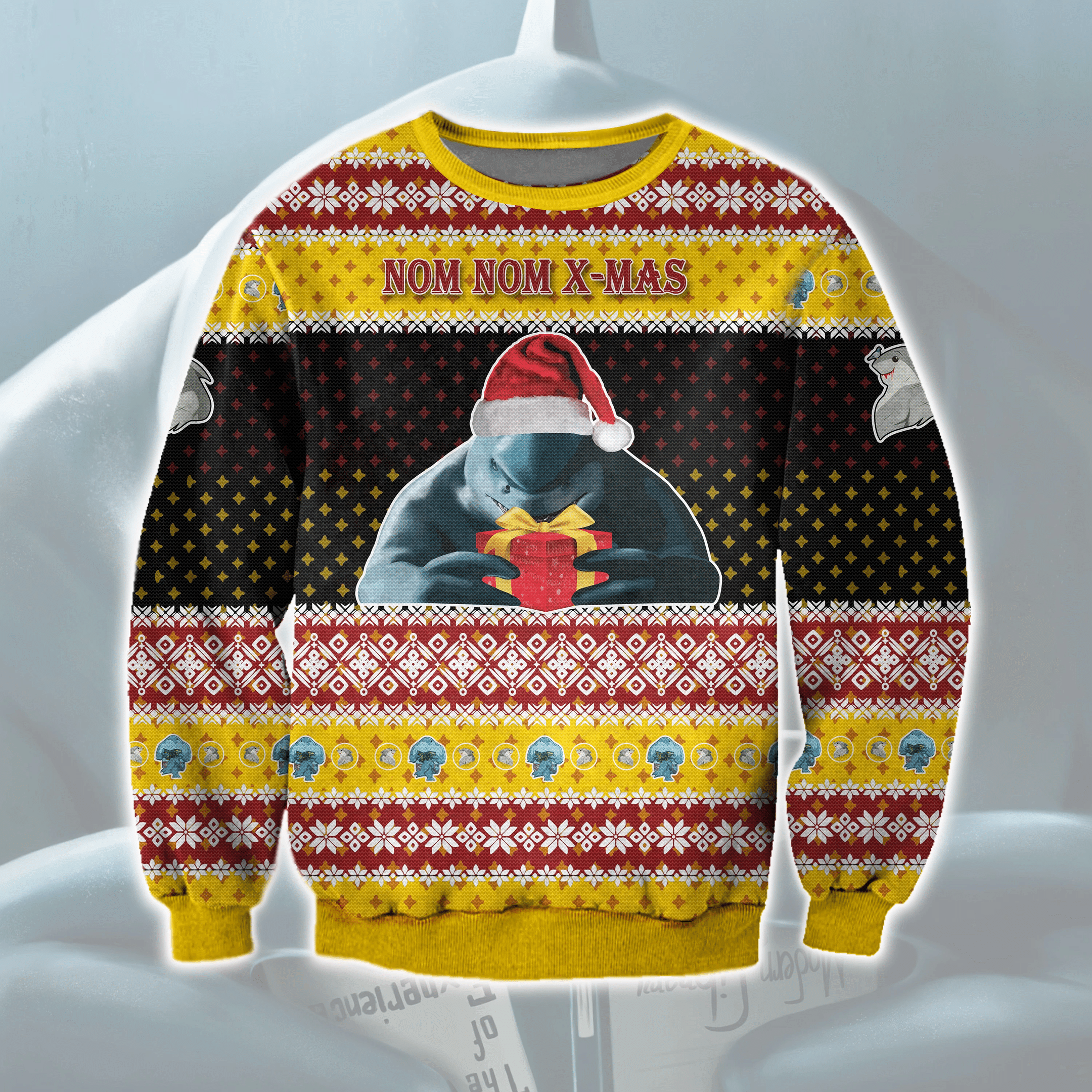 King Shark Ugly Christmas Sweater