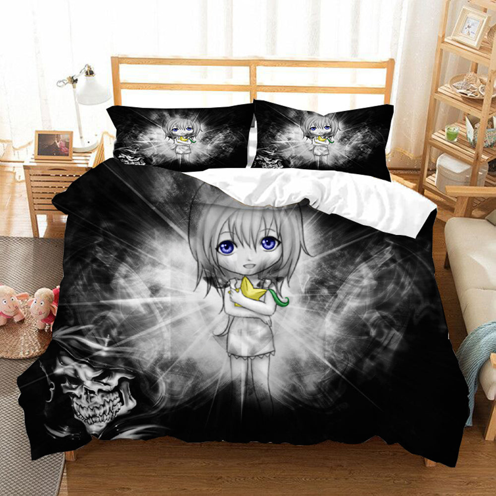 Kingdom Hearts Duvet Cover Quilt Cover Pillowcase Bedding Set Bed Linen Home Bedroom Decor