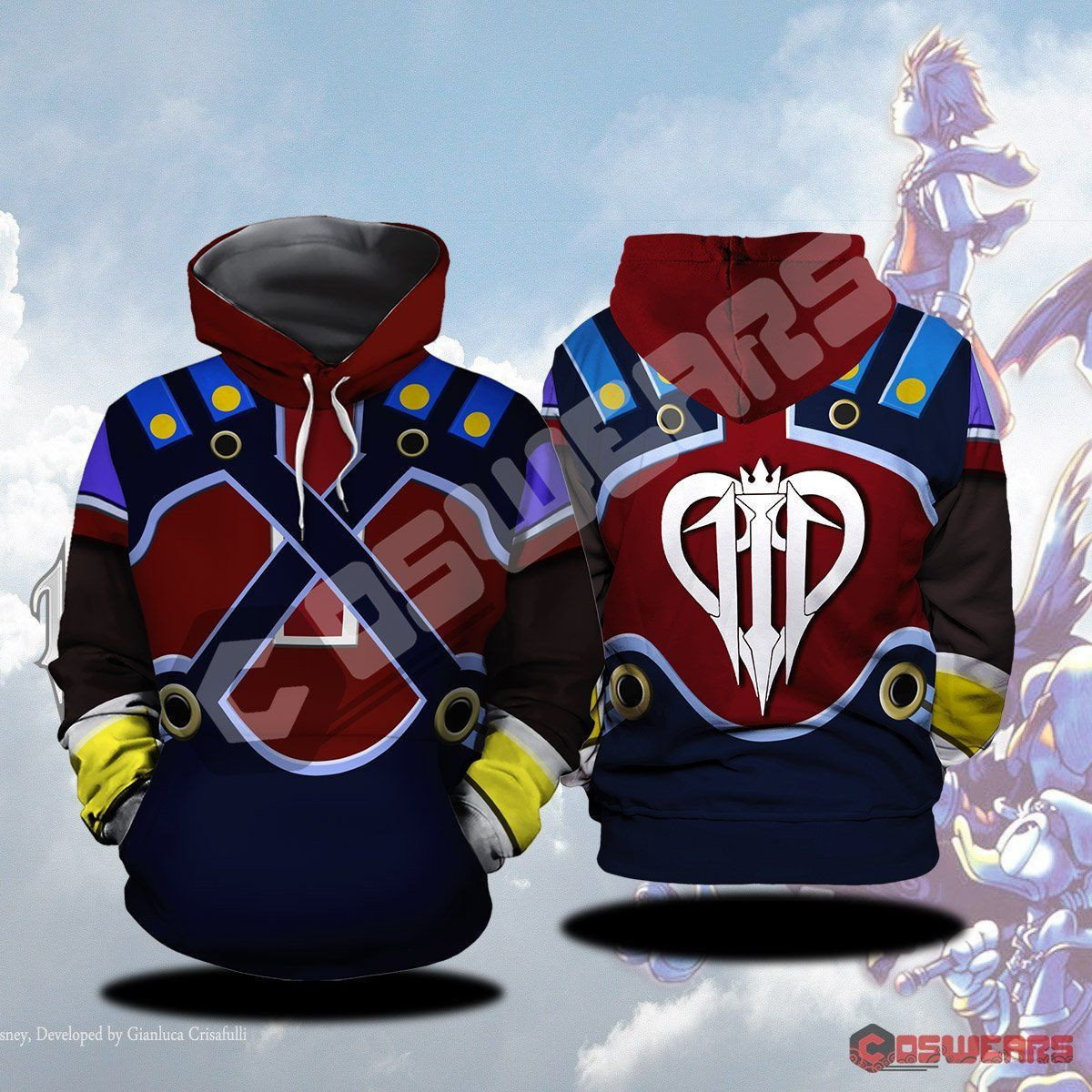 Kingdom Hearts Pete Inspired 3D All Over Print Hoodie & Zip Hoodie