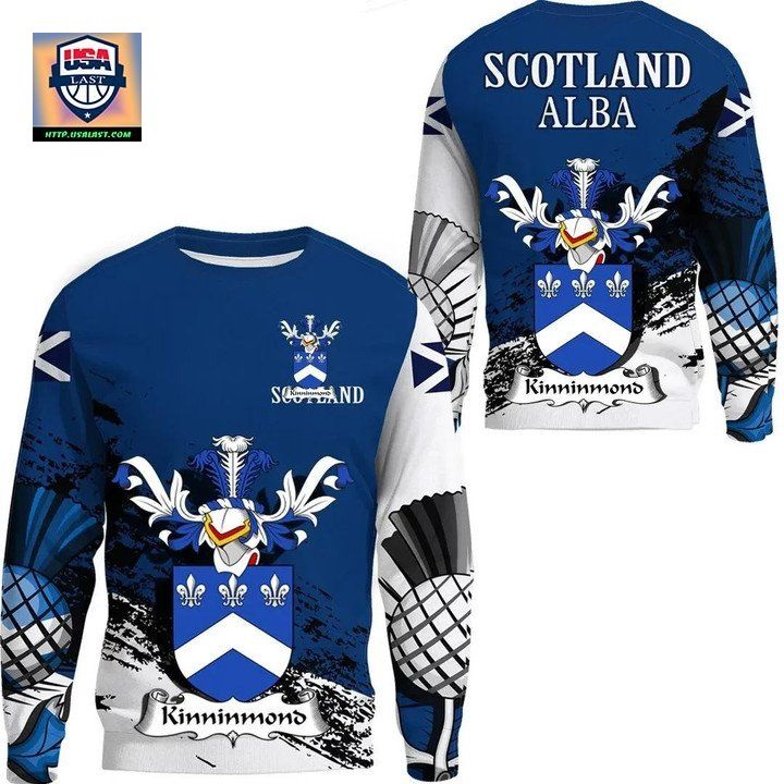 Kinninmond Scottish Family Crest Scotland Special Sweater 