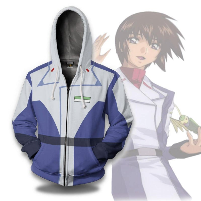Kira Yamato Cosplay Costume Mobile Suit Gundam 3D All Over Print Hoodie & Zip Hoodie