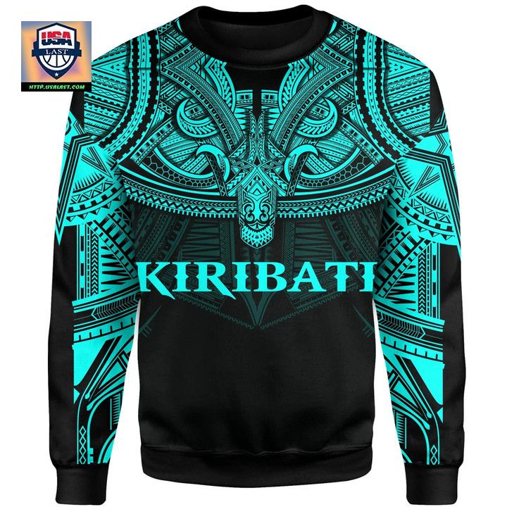 Kiribati Blue Sweater Polynesian