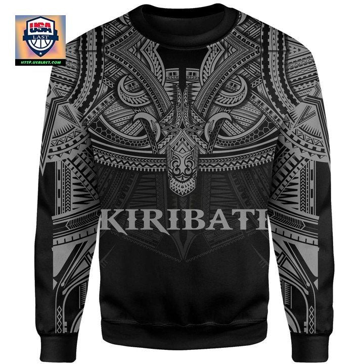 Kiribati Gray Sweater Polynesian