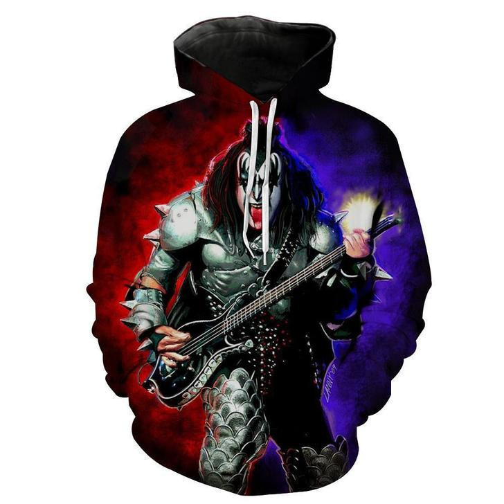 Kiss Band 3D All Over Print Hoodie & Zip Hoodie