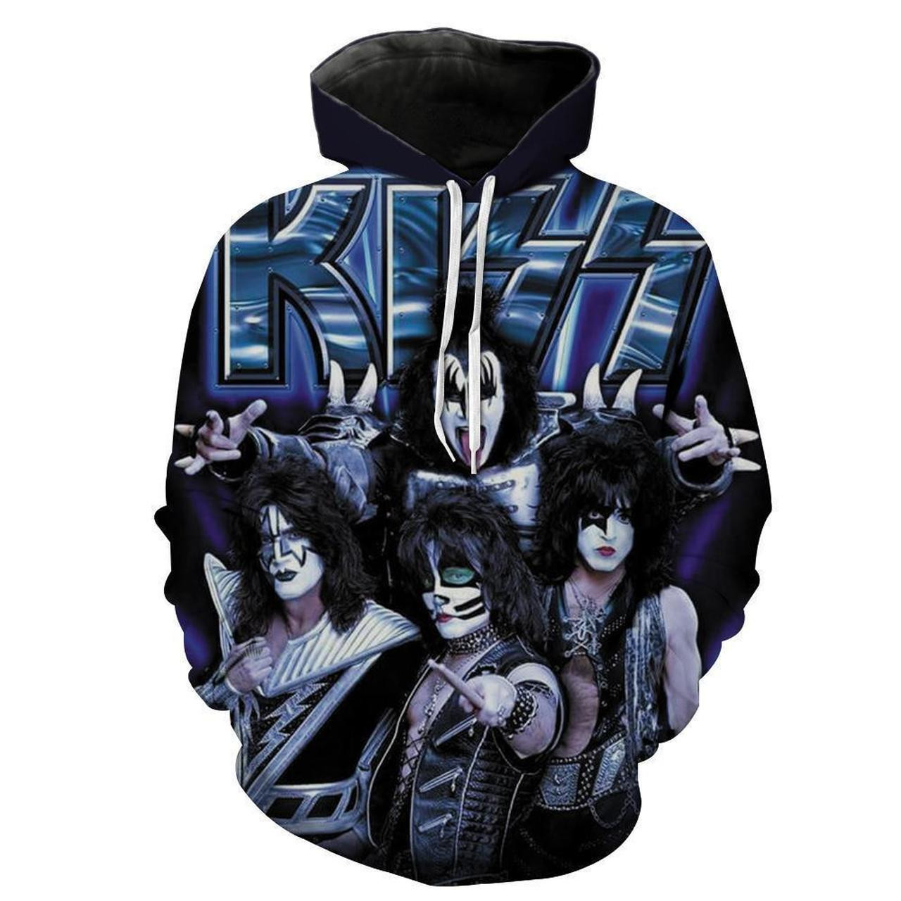 Kiss Band 3D All Over Print Hoodie & Zip Hoodie
