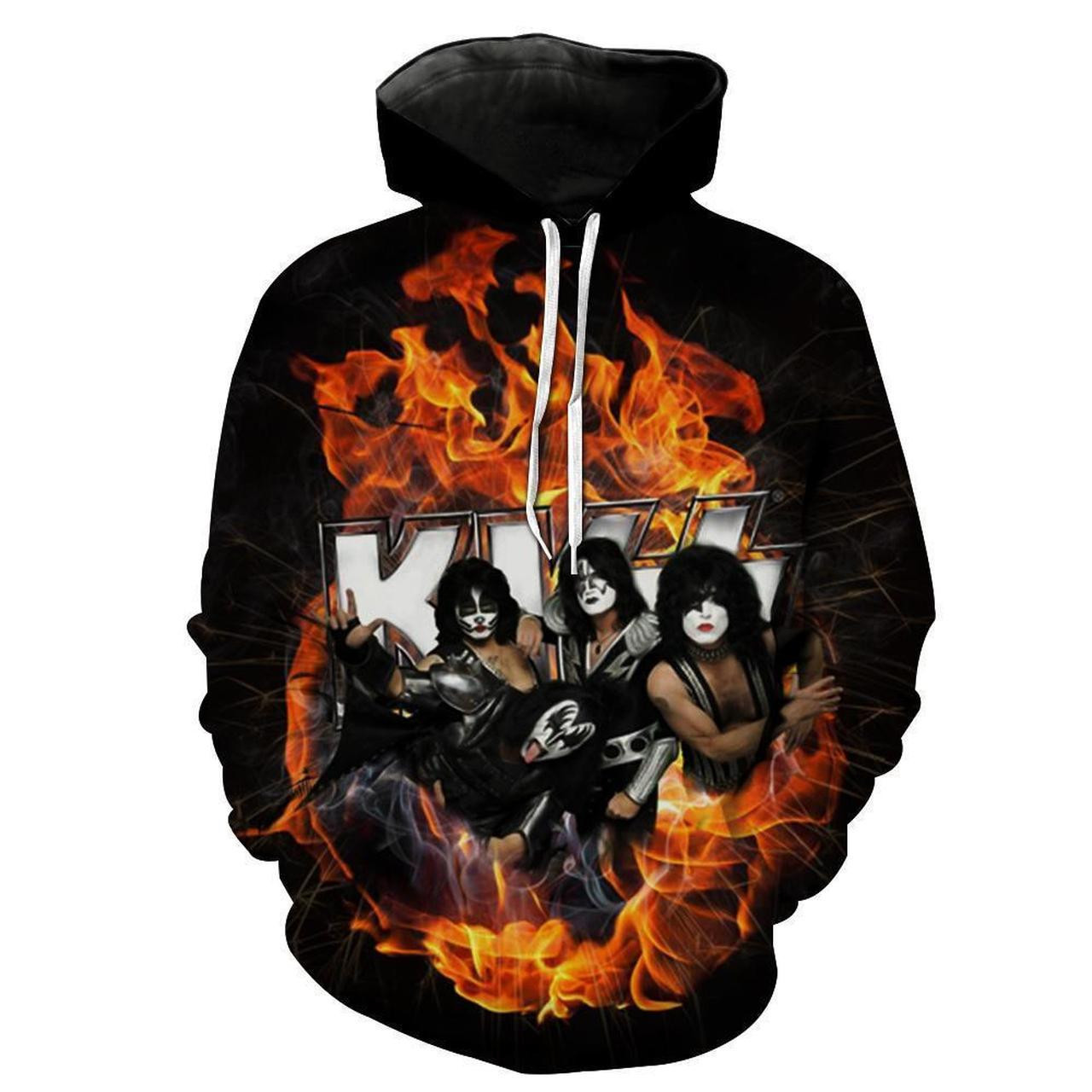 Kiss Band 3D All Over Print Hoodie & Zip Hoodie