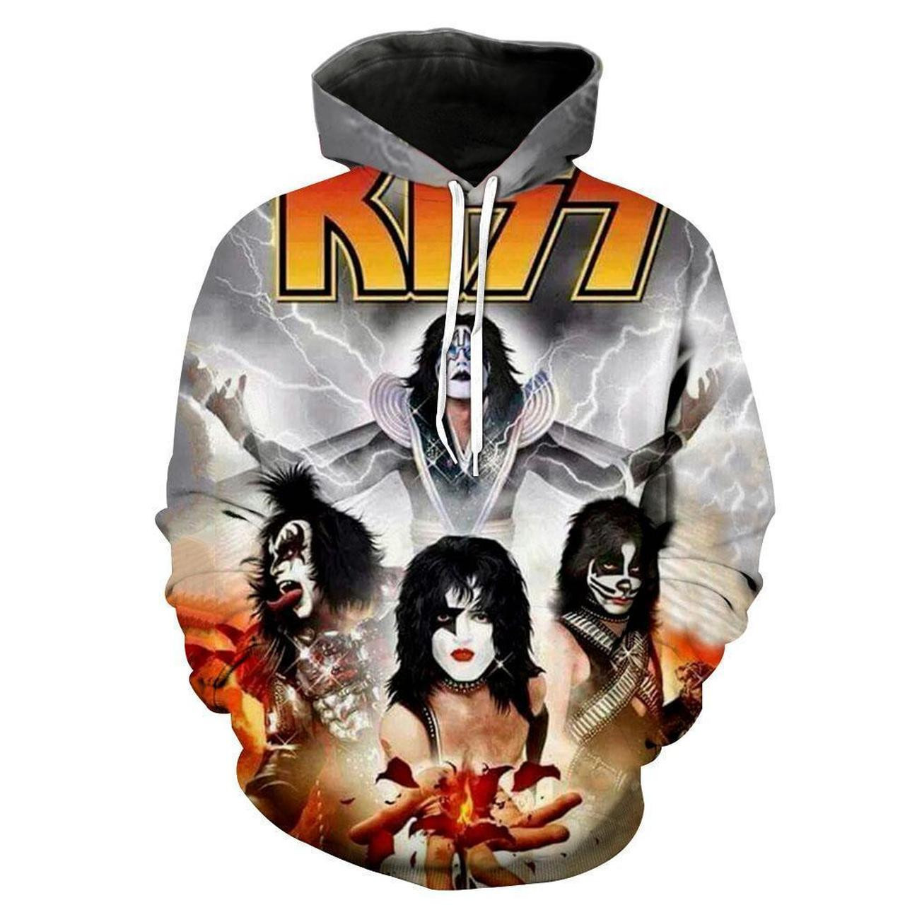 Kiss Band 3D All Over Print Hoodie & Zip Hoodie