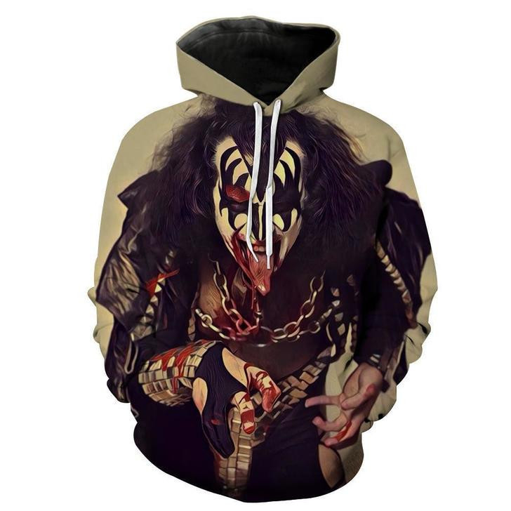 Kiss Band 3D All Over Print Hoodie & Zip Hoodie