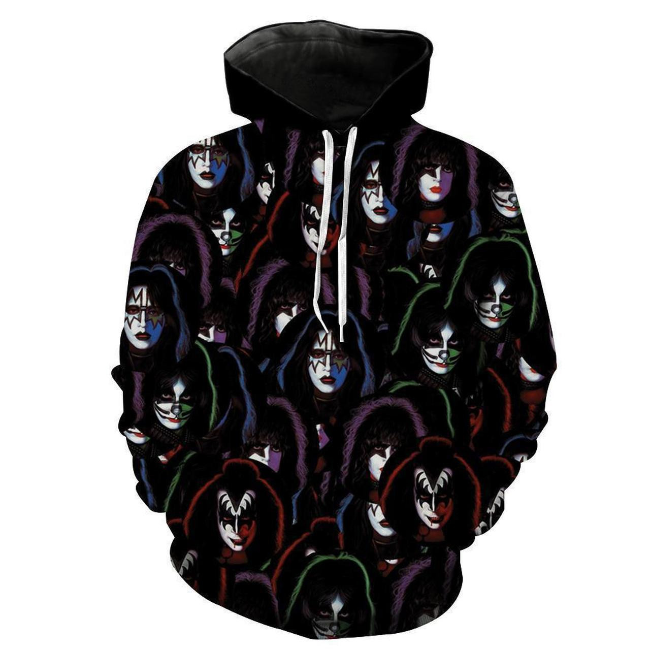 Kiss Band 3D All Over Print Hoodie & Zip Hoodie