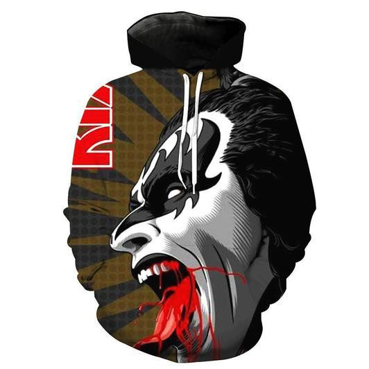 Kiss Band 3D All Over Print Hoodie & Zip Hoodie