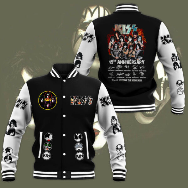 Kiss Band Fashion Baseball Jacket for Men & Women | Music Fan Gift