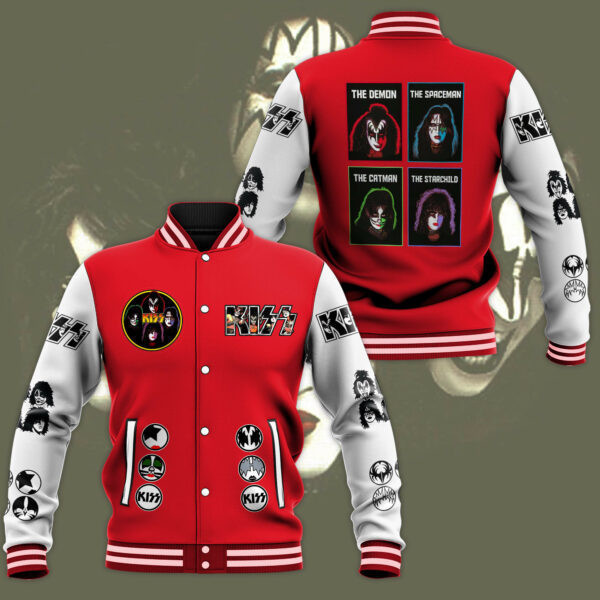 Kiss Fashion Baseball Jacket for Men & Women | Music Band Fan Gift