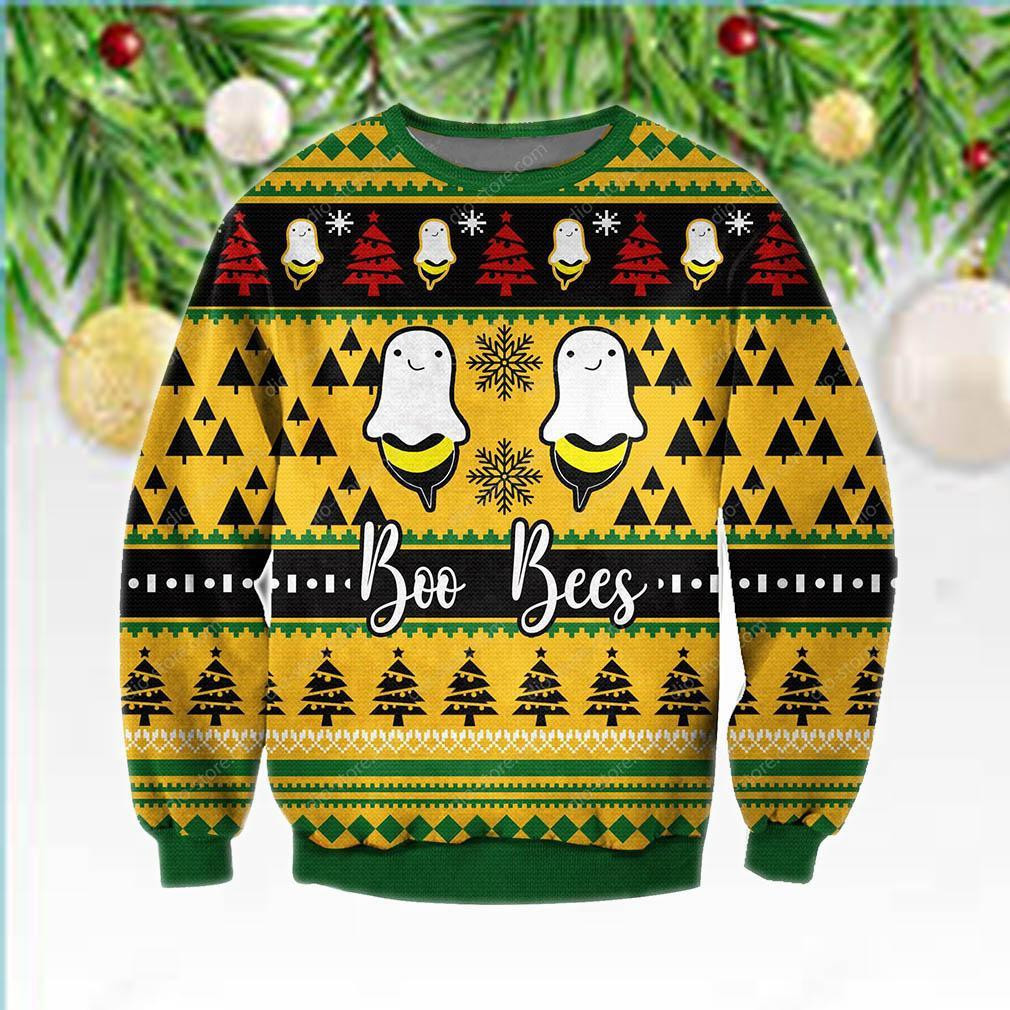 Knitting Pattern Boo Bees Ugly Christmas Sweater, Perfect Holiday Gift