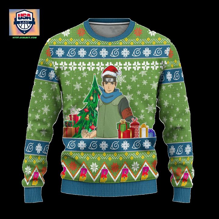 Konohamaru Sarutobi Anime Ugly Christmas Sweater Custom Boruto Xmas Gift