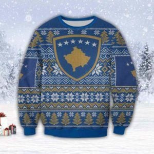 Kosovo Ugly Christmas Sweater, Perfect Holiday Gift
