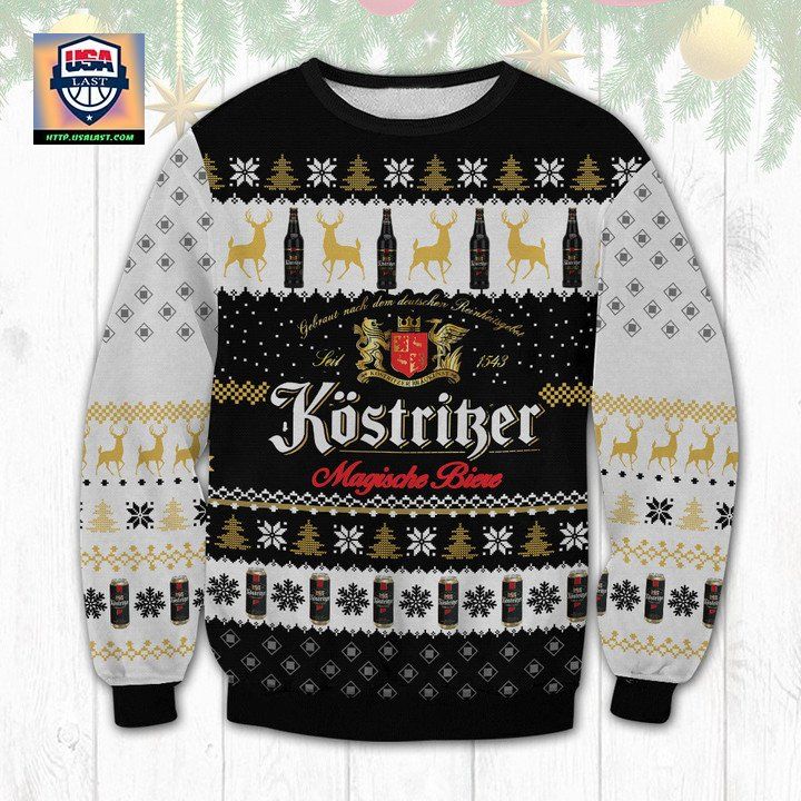 Kostritzer Schwarzbier Beer Ugly Christmas Sweater