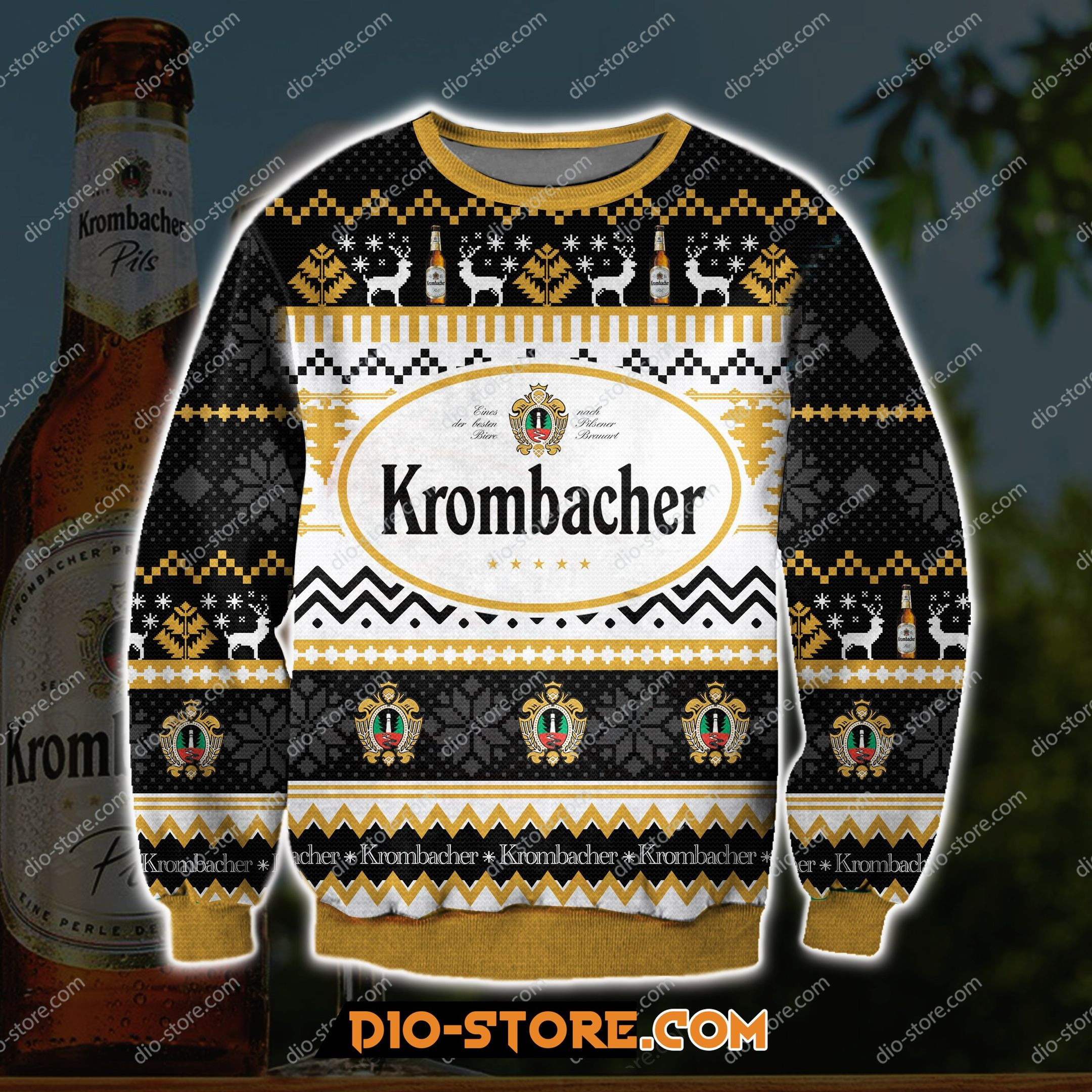 Krombacher Ugly Christmas Sweater,