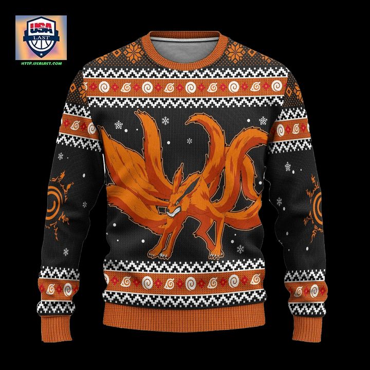 Kurama Naruto Anime Ugly Christmas Sweater Xmas Gift