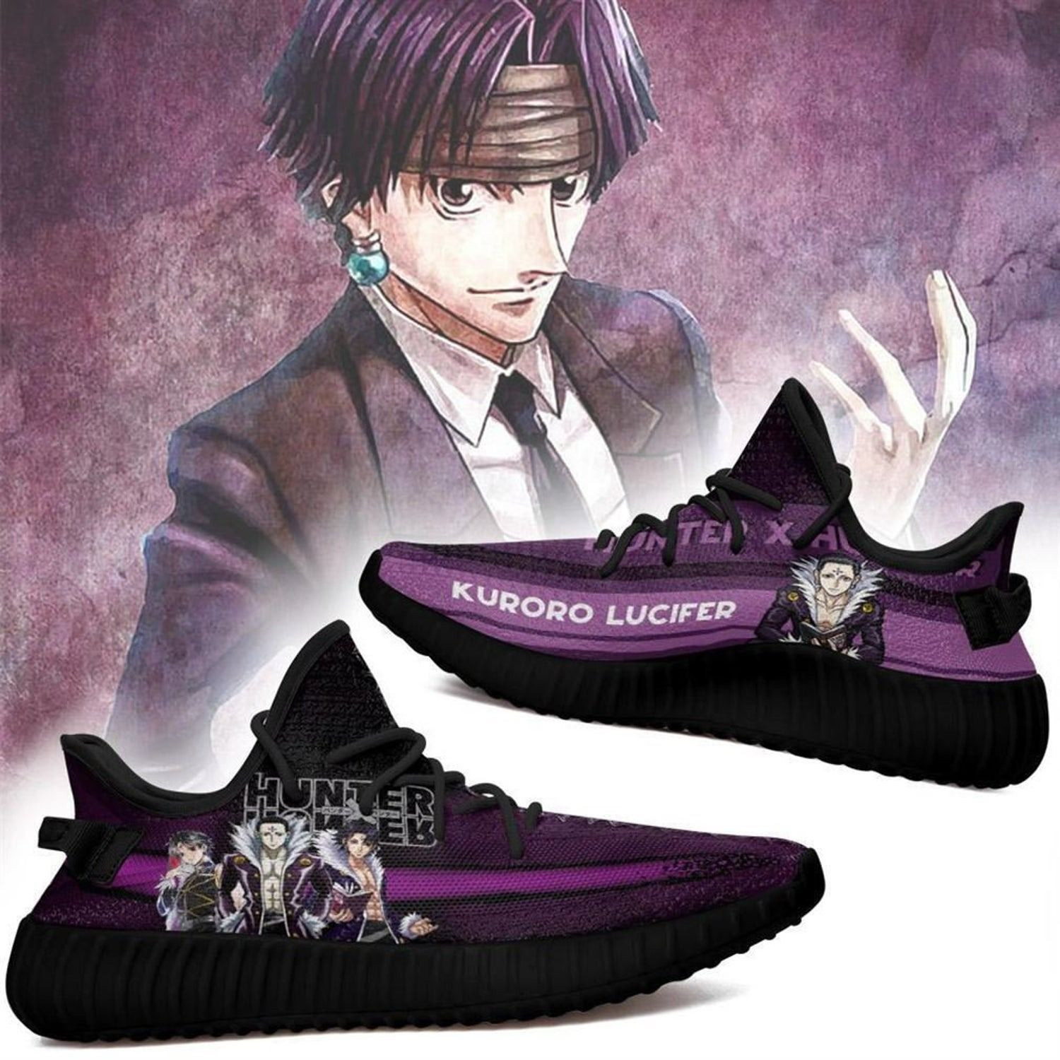 Kuroro Lucifer Custom Hunter Shoes Sneakers