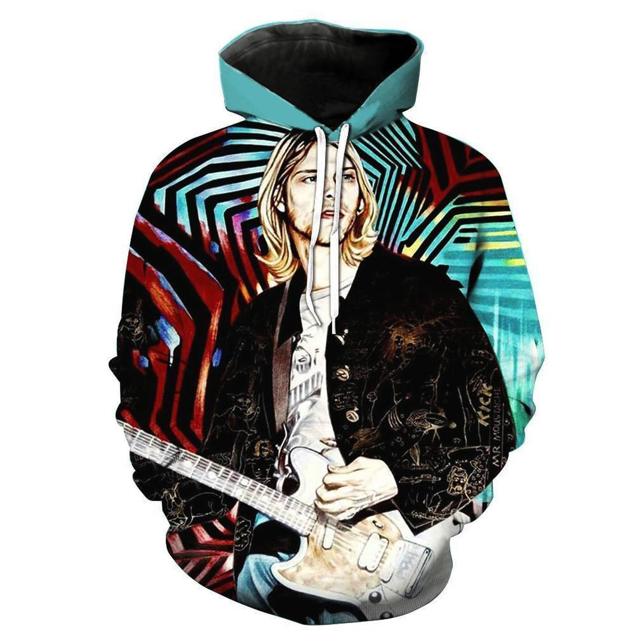 Kurt Cobain 3D All Over Print Hoodie & Zip Hoodie