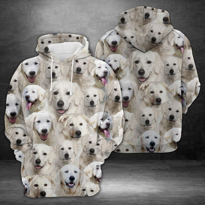 Kuvasz So Cute 3D All Over Print Hoodie & Zip Hoodie