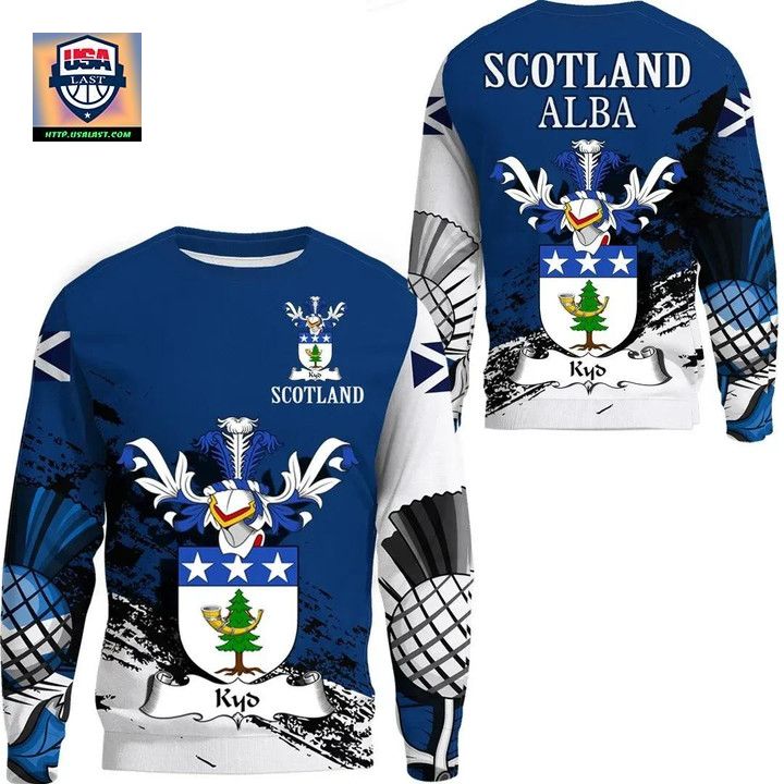 Kyd Scottish Family Crest Scotland Special Sweater 