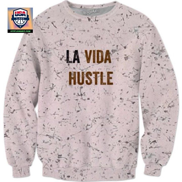 La Vida Hustle Cookies Cream Sweater
