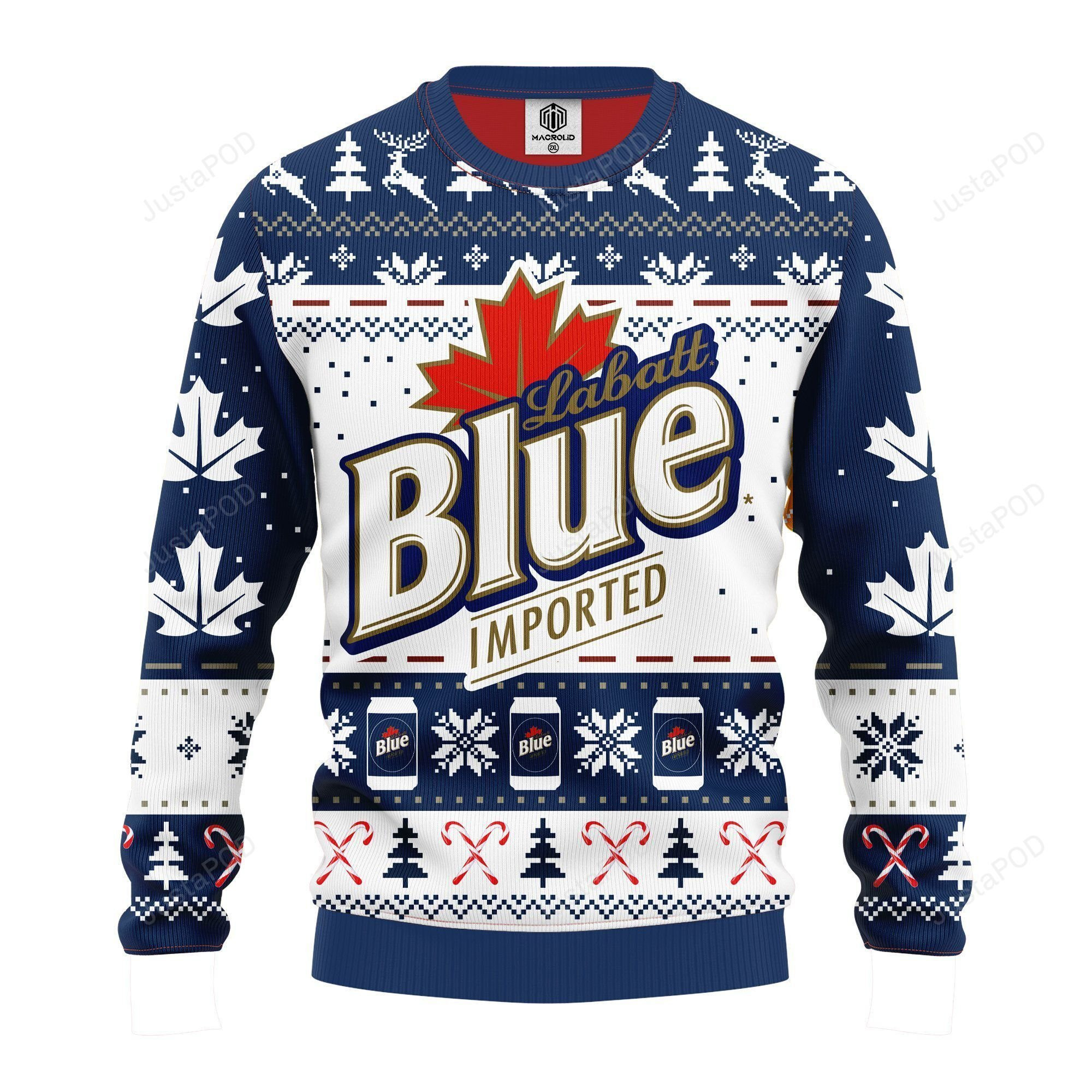 Labatt Blue Ugly Christmas Sweater