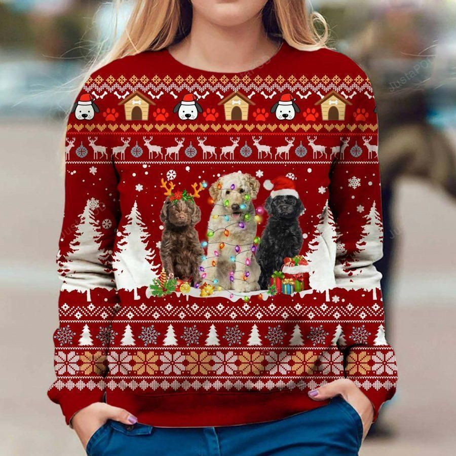 Labradoodle Ugly Christmas Sweater, Perfect Holiday Gift