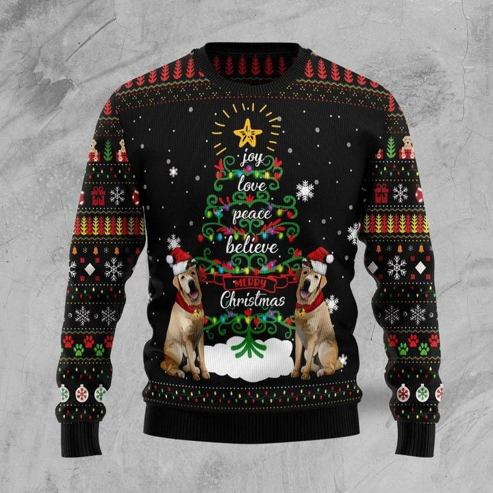 Labrador Retriever Dog Ugly Christmas Sweater, Perfect Holiday Gift